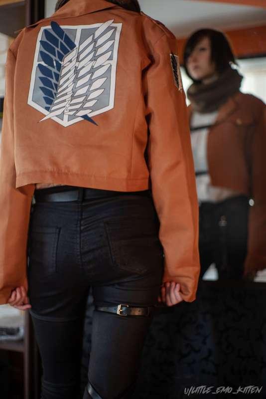 Do you like my Attack on Titan Mikasa cosplay? No wig! It's ..