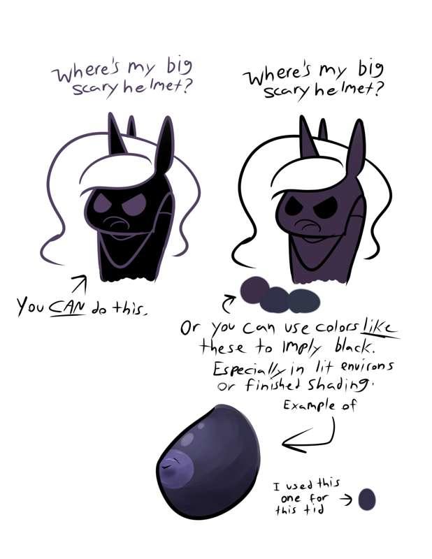 A black fur mini guide