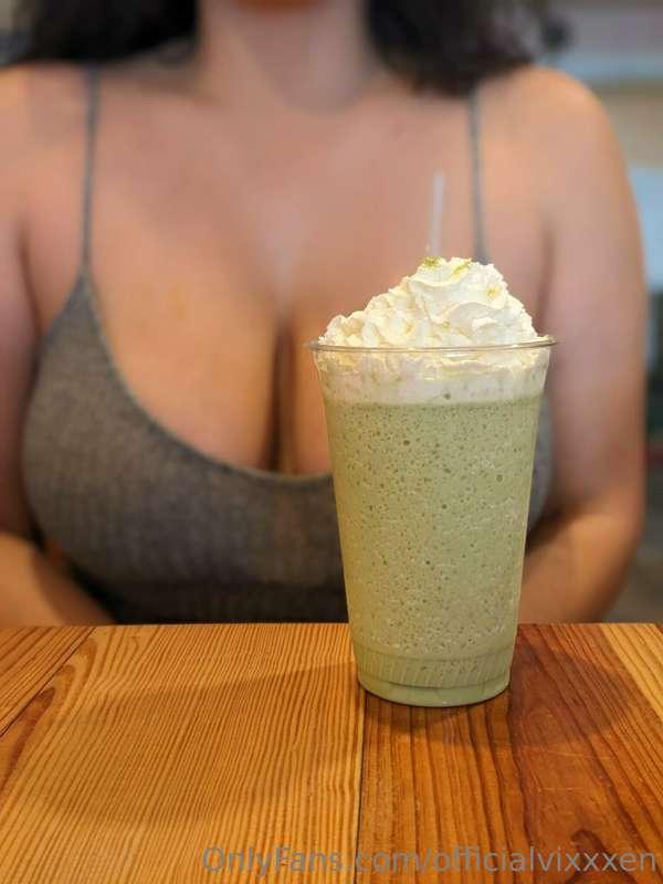 Had to get my caffeine fix before my beach photoshoot today!..