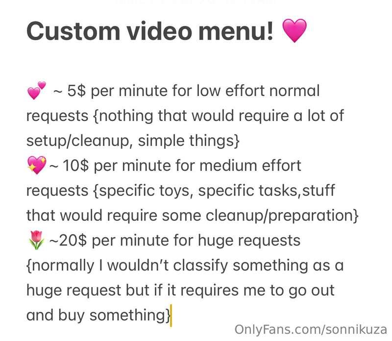 Yayyyyy I made a custom video menu since so many people ask ..