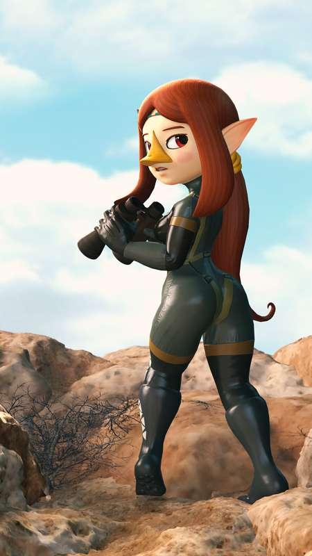 sneaky bird butt (1080p)