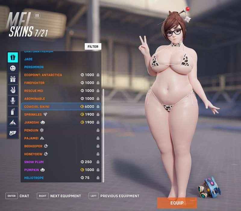 [Poster] Mei Skin Selection Screen 