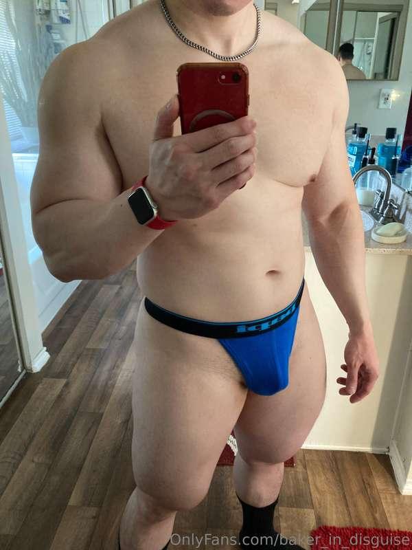 Getting ready for gym.