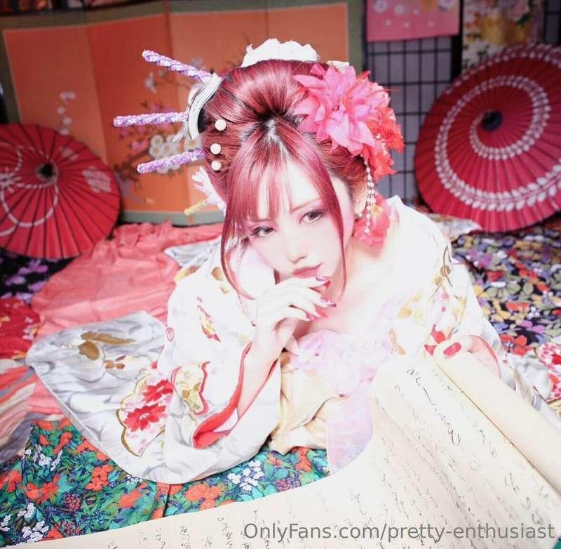 Jeisha Japanese kimono