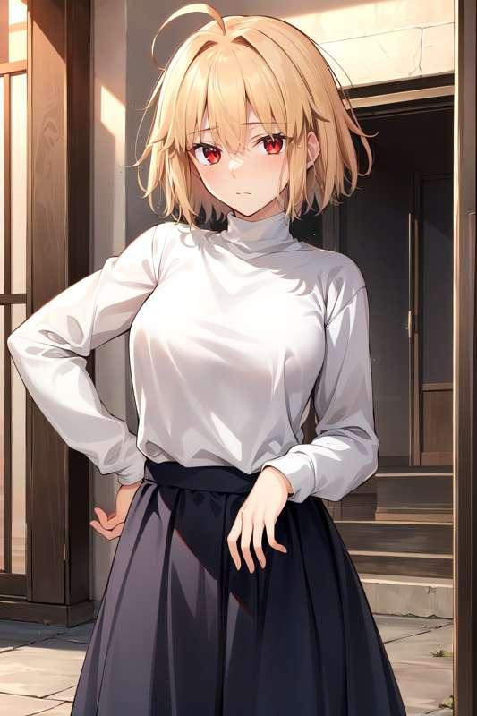 真祖の姫君が衣服をたくし上げてくれる  41枚(zip, pdf有り)