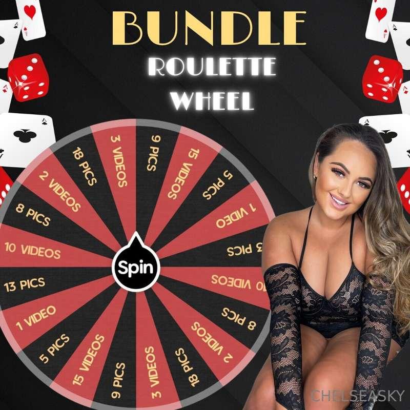 Bundle ROULETTE wheel  🎰🎲💦WIN everytime! 🎉1 spin - $122 spin..