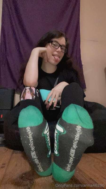 Anime socks and bare feet!