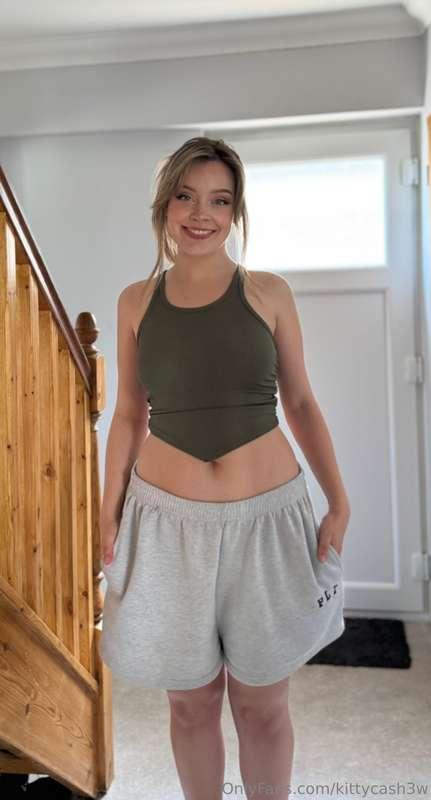 Do you like my comfy clothes or what’s underneath them? 😈