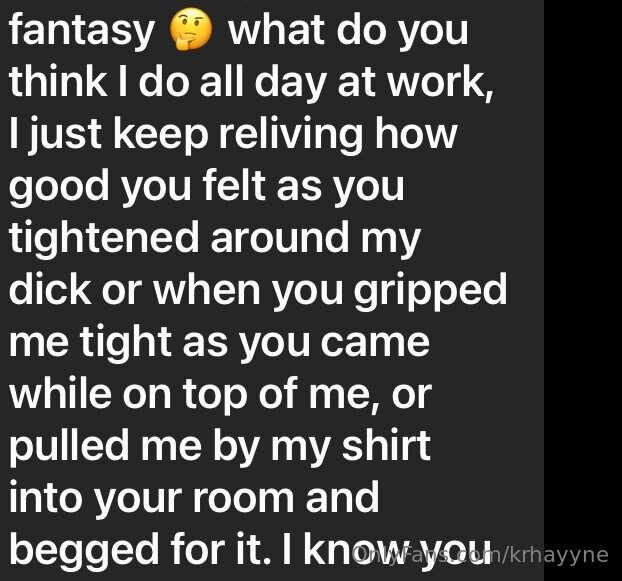 If your curious to what it’s like to fuck me..