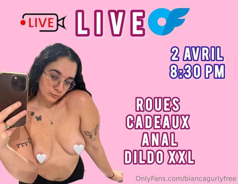 Bb je serai en live dans 1 semaine UNIQUEMENT SUR VIP 😍J’ai ..