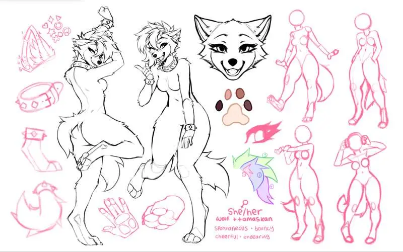 My New Ref Sheet! (WIP)