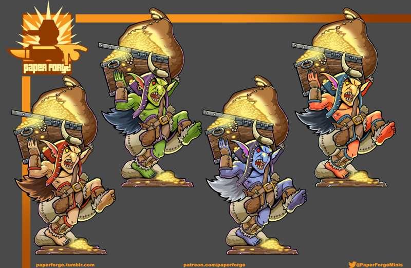 Treasure Goblin Color Variants!