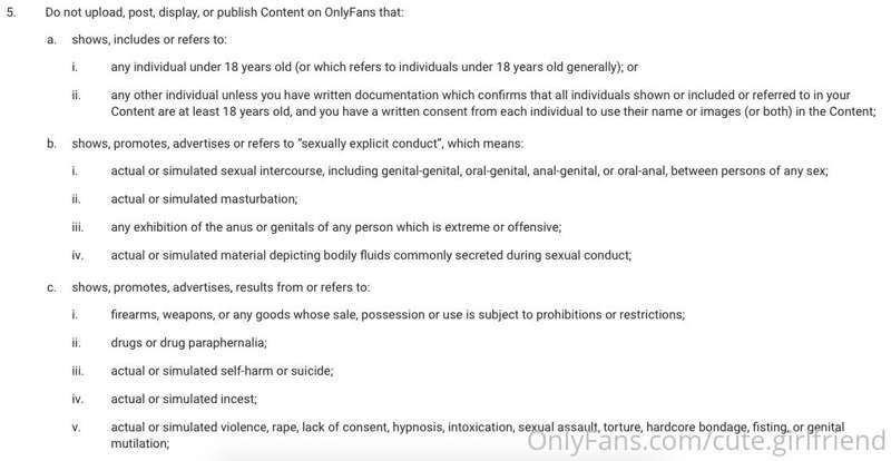 hi guys, here's acceptable use policy on only fans from octo..