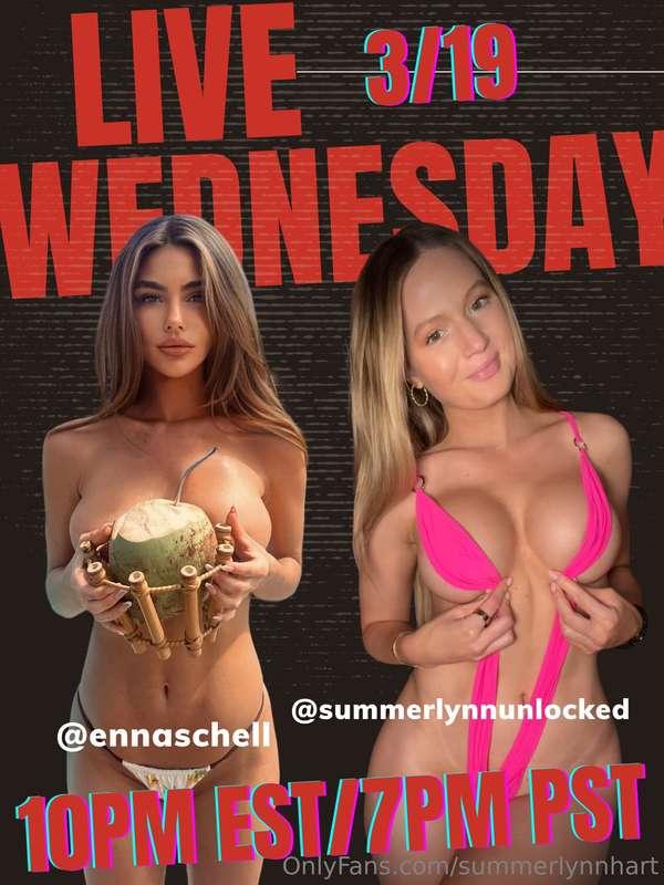 Don't forget! I'll be live on my spicy page @summerlynnunloc..