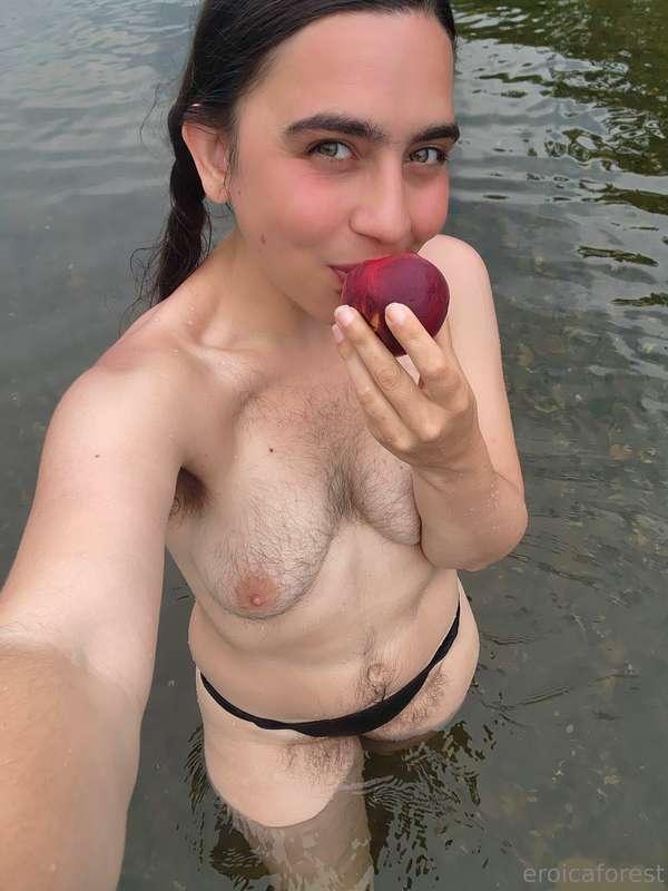 There's really nothing like eating a perfectly ripe peach in..