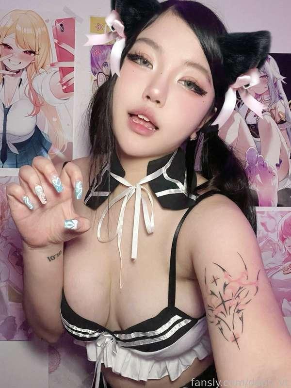 wanna see me get a facial hehe dm me ~ 

#fyp #asian #cosplay #bigass #bigtits #egirl #sexting #customs #tattoos #vtuber #costume #lingerie #tits #petite #ass #lewdtuber #facials #bg #catgirl 