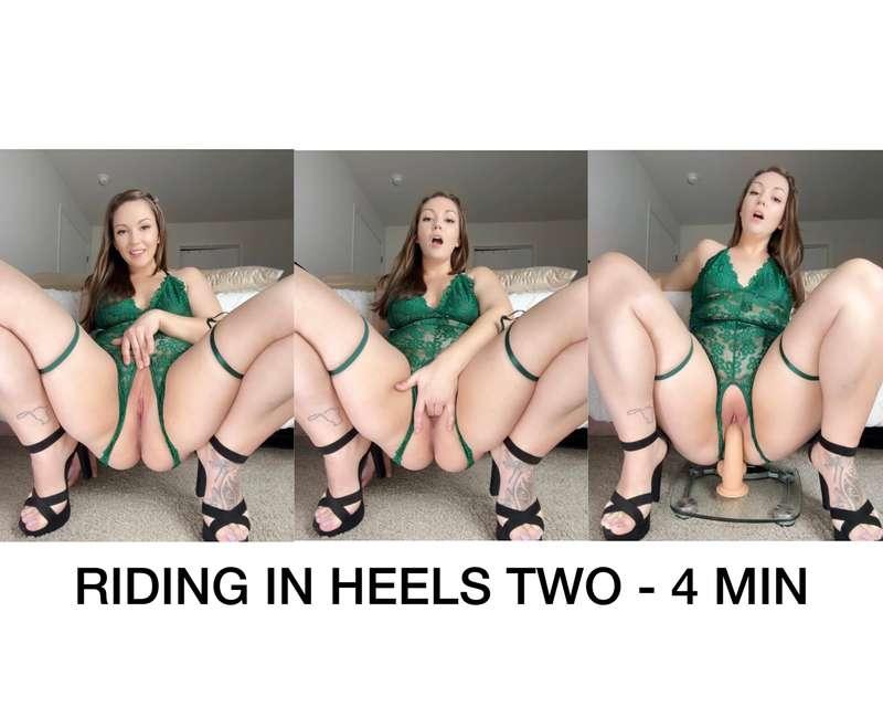 𝘓𝘐𝘕𝘎𝘌𝘙𝘐𝘌 + 𝘏𝘌𝘌𝘓𝘚 𝘊𝘖𝘞𝘎𝘐𝘙𝘓 𝘝𝘐𝘋

Cumming on your cock loud and ..