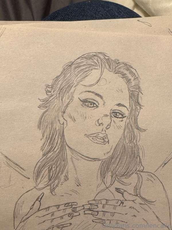 Okay yall! I have four beautifully drawn sketches of myself ..