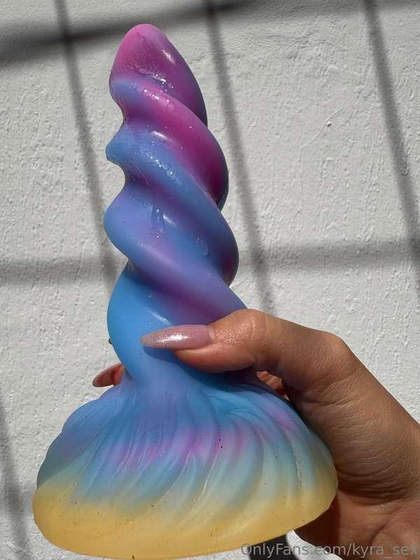 SQUIRT ALERT!✨ New Squirt video with my big dildo, dressed a..