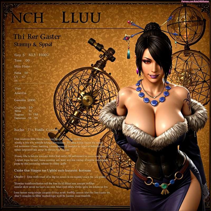 Lulu of Final Fantasy X Sexy Poses [Gen 2.5]