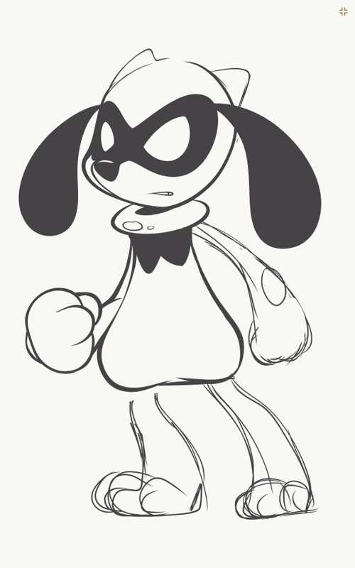 Riolu Print Rough Work
