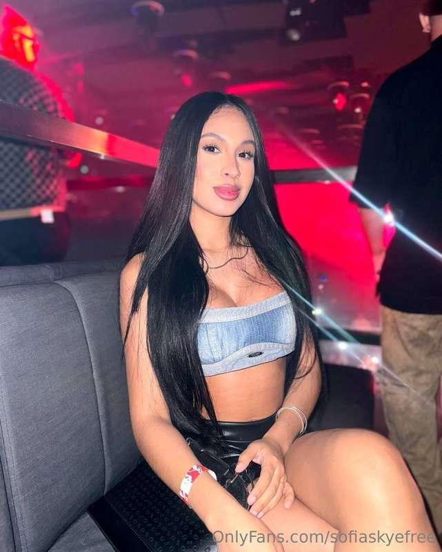 don't go out tonight, all the fun you need is between my leg..
