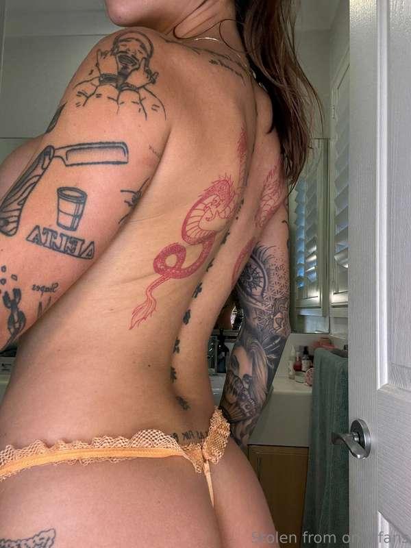 my tattoos are as hot as i am 😏