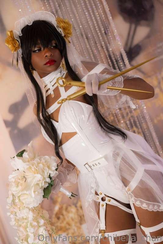 Darling, it'd be improper to kill someone on our wedding day..