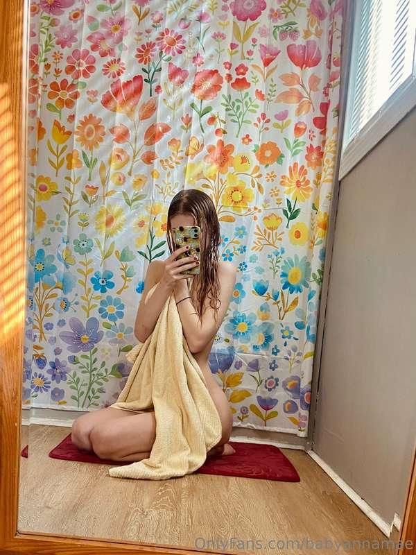 all clean 🥰 wishing someone could get me dirty again 😉