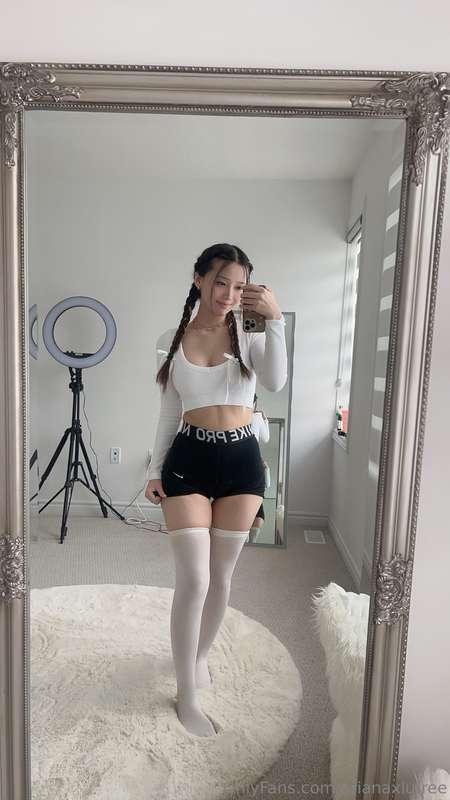 white looks good on me 🤭  Sub to my VIP Page for Explicit Co..
