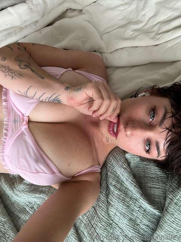 wrapped in pink, feeling delicate but dangerous… if I was yo..