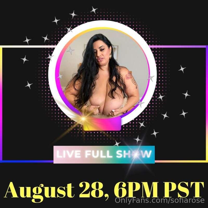The clock is ticking! ⏰I will be on LIVE later, show me some..