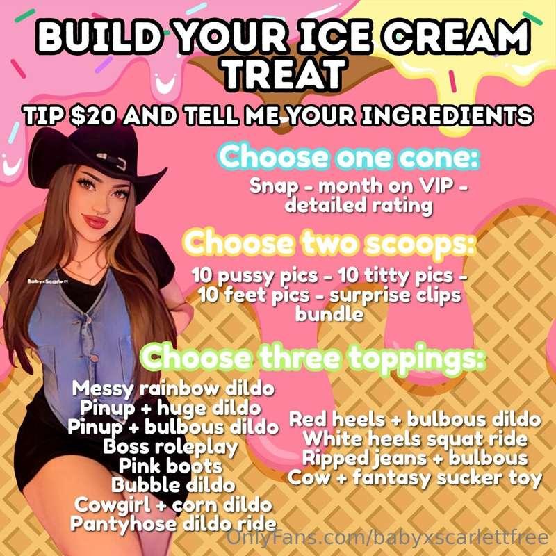 🍦🍨 𝐁𝐄𝐀𝐓 𝐓𝐇𝐄 𝐇𝐄𝐀𝐓 🍨🍦and build your own ice cream treat! 😋⋆⭒˚｡..