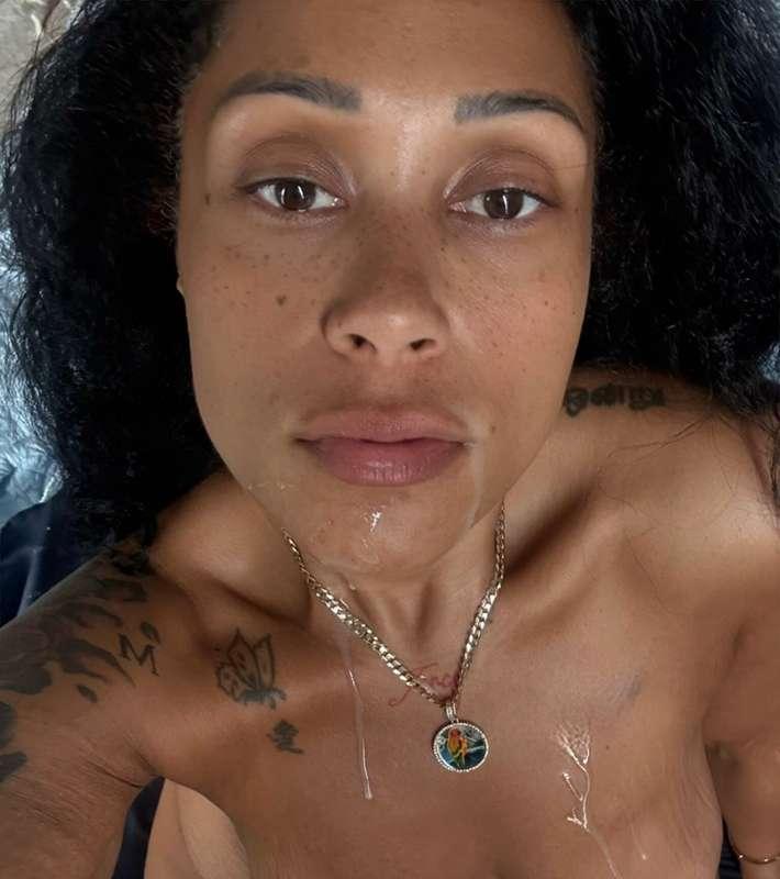 Covered in cum like a good little slut 💦💦💦