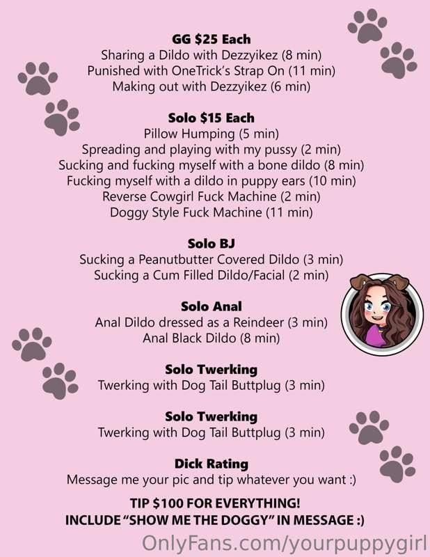 everyone keeps asking for it so here it is! 🐶 lmk what else ..