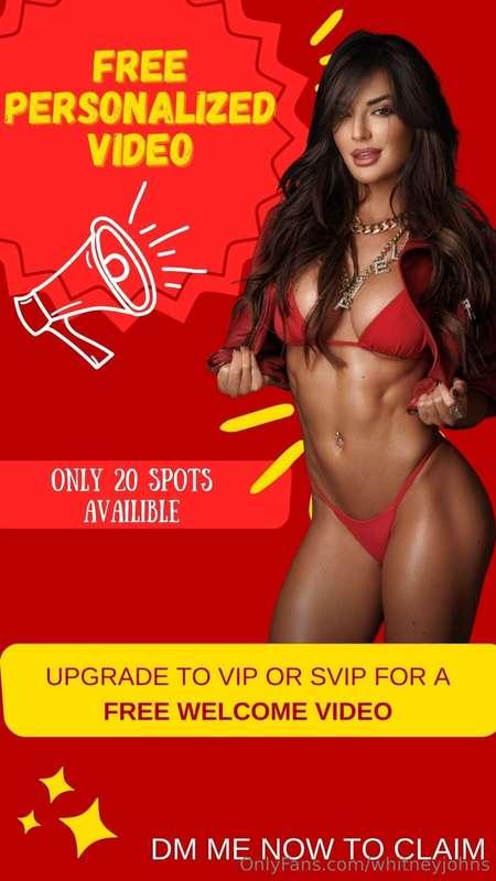 ***🚨FREE PERSONALIZED VIDEO🚨*** Upgrade your status to VIP o..
