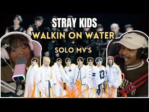 We React To STRAY KIDS - WALKIN ON WATER + Solo MVs For The First Time! 🔥