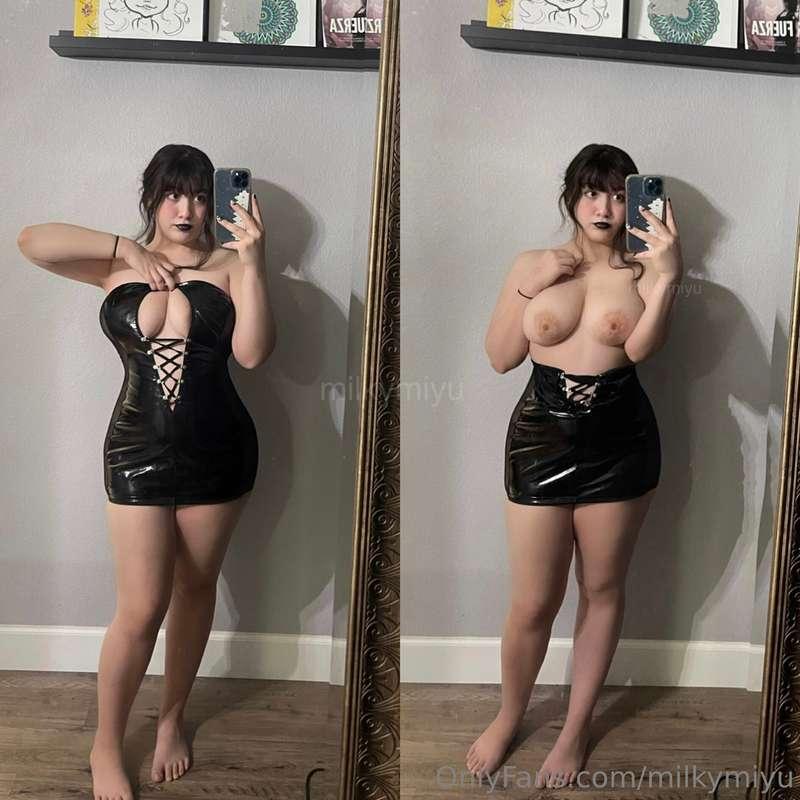 I love this dress because I never wear a bra with it 🤭