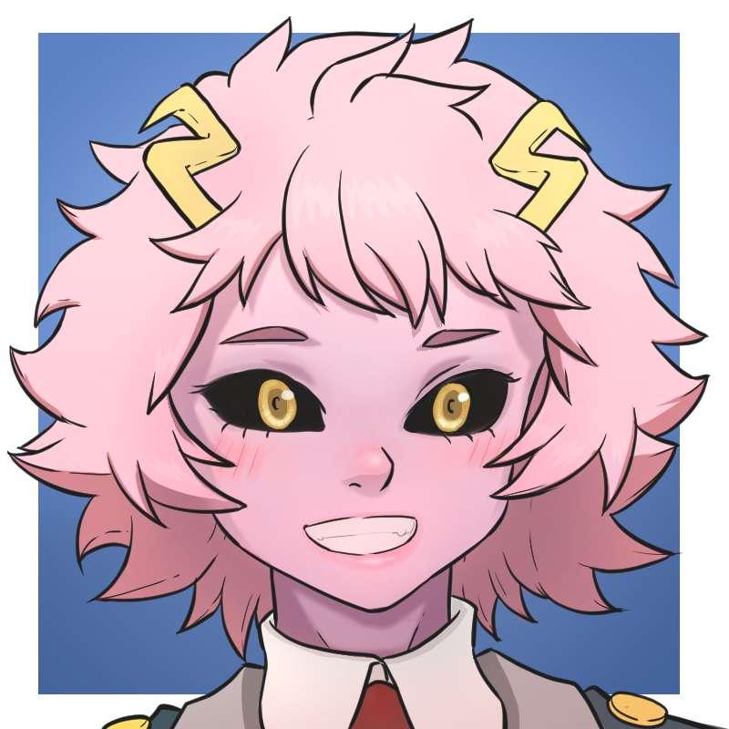 Mina Ashido picture day