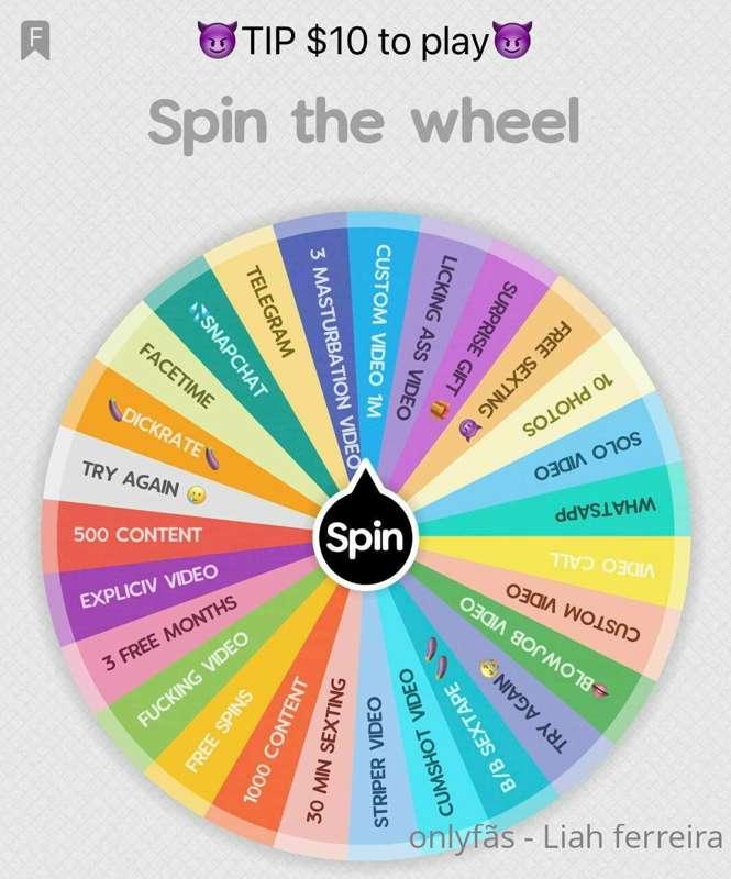 🚨🔥ROULETTE PROMOTION🔥🚨

🎡🎡LEAVE ME A $10 TIP AND YOU WILL GE..