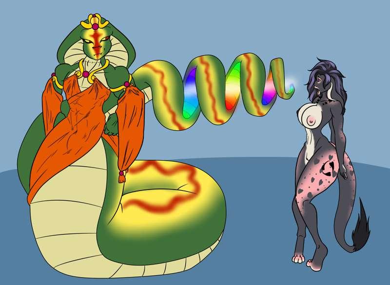 Colored naga lord