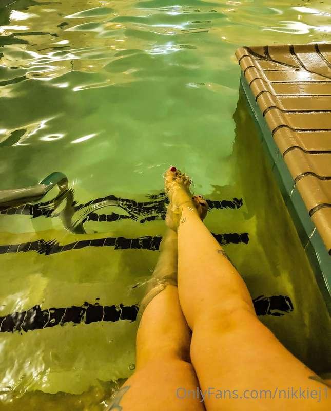Just taking a dip....