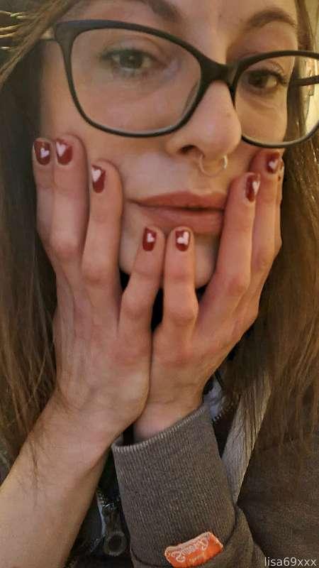 I did my nails 💅 💕 
Do you like them ?? 