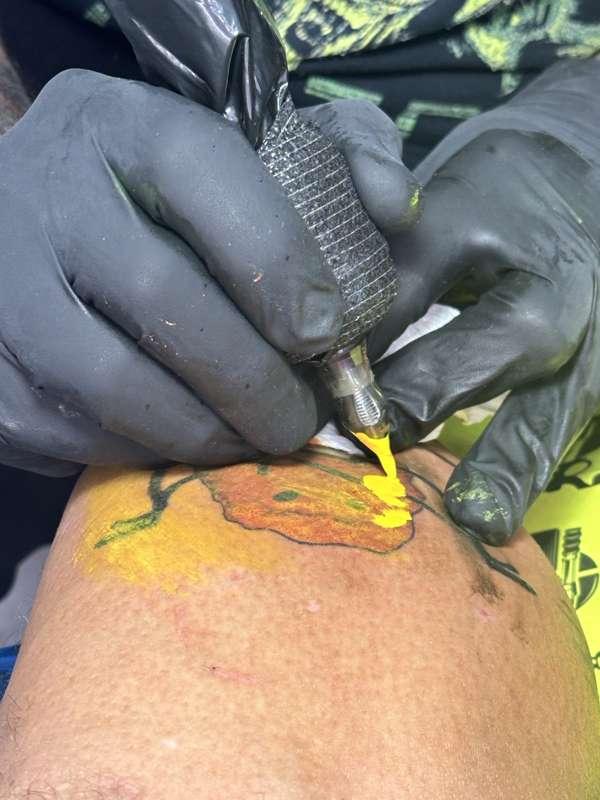 STURGIS TATTOO!!! Tater Hog is now PERMENANT! 
