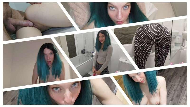 I convinced my maid to clean the house naked this time - and..