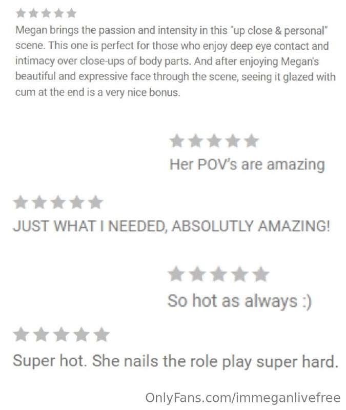 Some of your reviews after watching the exclusive videos ava..