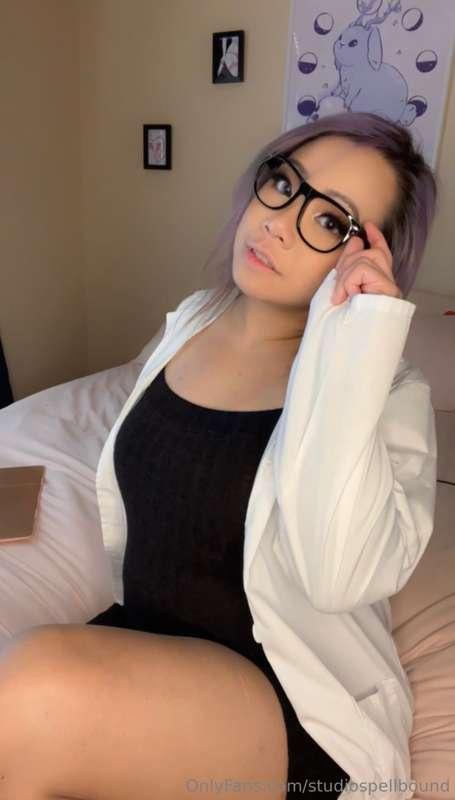 Dr. Katana seduces you into being her new guinea pig
