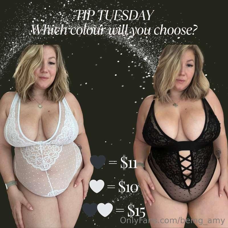 🖤 TIP TUESDAY 🤍  You get a choice... Tip for the colour you ..
