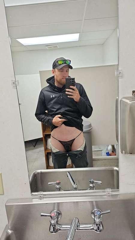 Locktober is a bitch! Locked at work and cumming in the show..