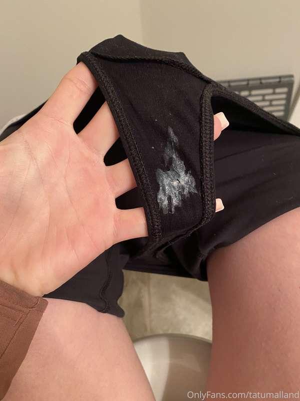 If you didn’t know, this is what my panties look like on the..